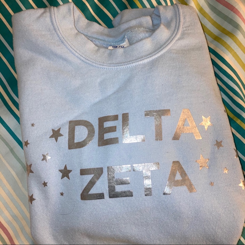 delta zeta crewneck